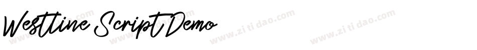 Westline Script Demo字体转换